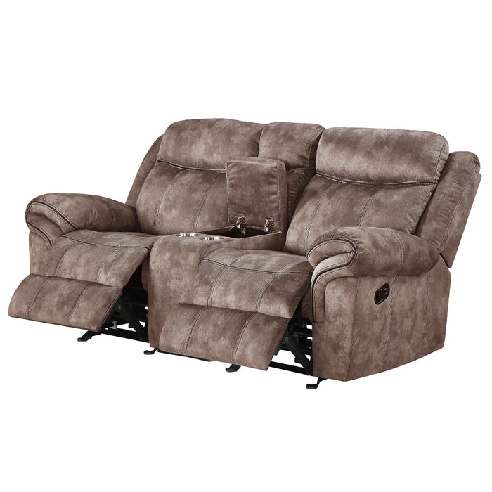 Zubaida Motion Loveseat & Console w/USB Port - Image 6
