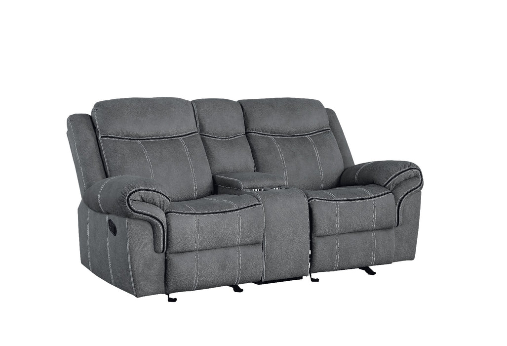 Zubaida Motion Loveseat & Console w/USB Port - Image 2