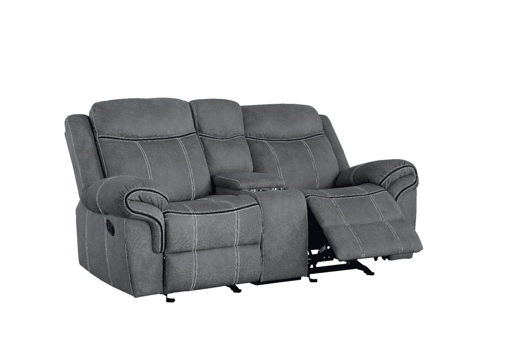 Zubaida Motion Loveseat & Console w/USB Port - Image 3