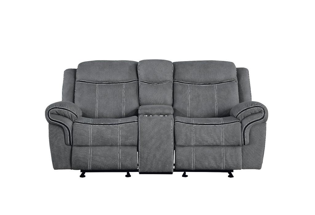 Zubaida Motion Loveseat & Console w/USB Port - Image 4