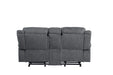 Zubaida Motion Loveseat & Console w/USB Port - Image 6
