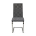 Yannis Side Chair in Gray/Metallic - 5503S - FAMSA Furniture (TX)