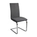 Yannis Side Chair in Gray/Metallic - 5503S - FAMSA Furniture (TX)