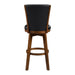 Medford Swivel Pub Height Chair in Black/Chestnut - 5505-29BKS - FAMSA Furniture (TX)
