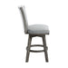 Corvallis Swivel Counter Height Chair in Gray - 5507-24GYS - FAMSA Furniture (TX)