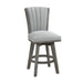 Corvallis Swivel Counter Height Chair in Gray - 5507-24GYS - FAMSA Furniture (TX)