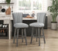 Corvallis Swivel Pub Height Chair in Gray - 5507-29GYS - FAMSA Furniture (TX)