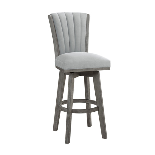 Corvallis Swivel Pub Height Chair in Gray - 5507-29GYS - FAMSA Furniture (TX)