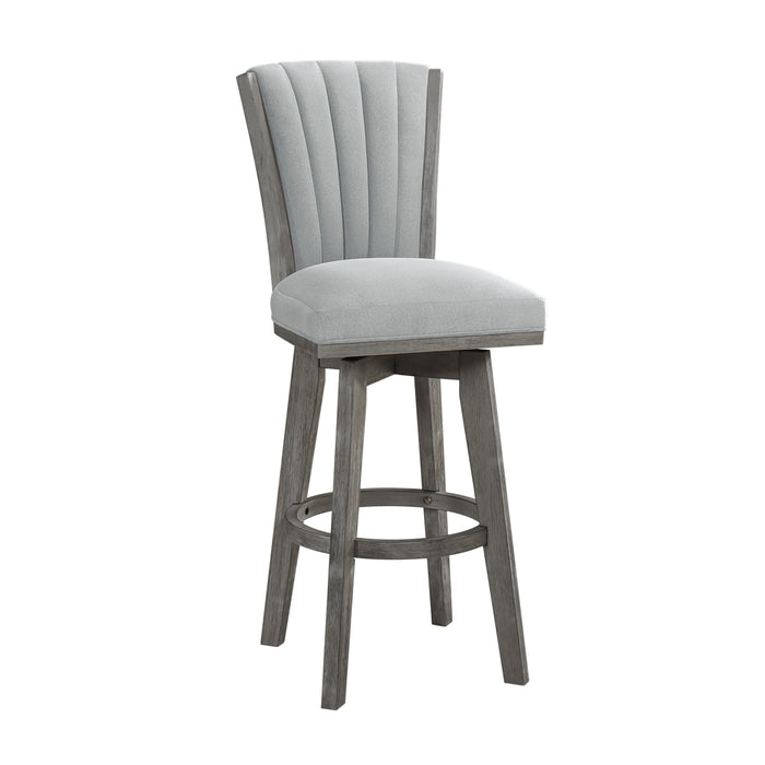 Corvallis Swivel Pub Height Chair in Gray - 5507-29GYS - FAMSA Furniture (TX)