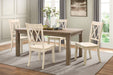 Janina Side Chair, White in White - 5516WTS - FAMSA Furniture (TX)