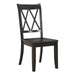 Janina 5pc Set (TB+4S) in Black/Natural - 5516-66*5BKS - FAMSA Furniture (TX)
