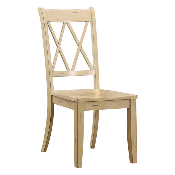 Janina Side Chair, Buttermilk in Beige - 5516BMS - FAMSA Furniture (TX)