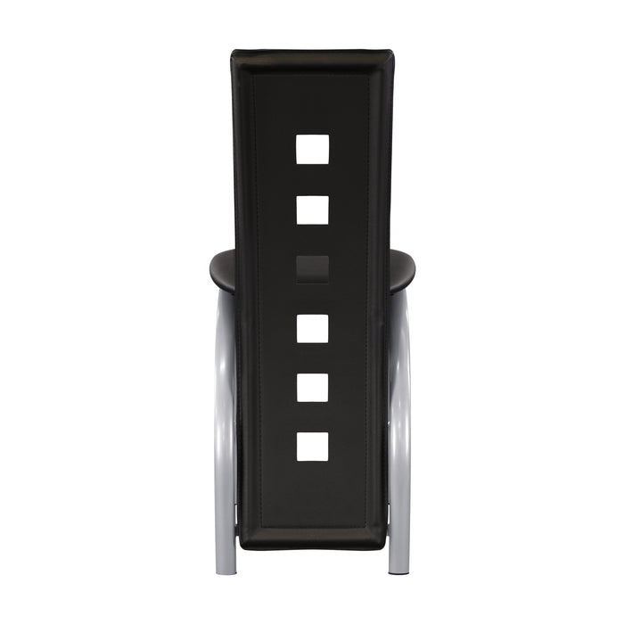 Sona 5pc Set (TB+4S) in Black/Gold/Silver/Champagne/Transparent - 5532-36*5 - FAMSA Furniture (TX)