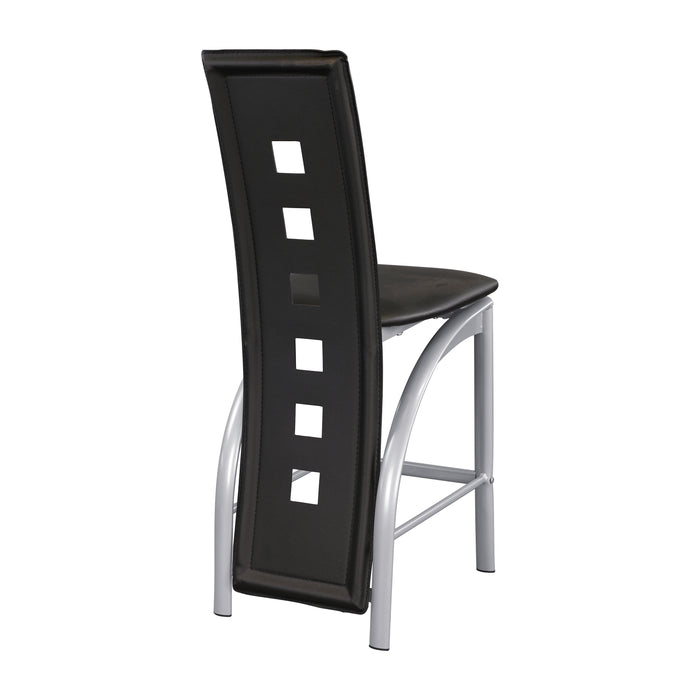 Sona 5pc Set (TB+4S) in Black/Gold/Silver/Champagne/Transparent - 5532-36*5 - FAMSA Furniture (TX)