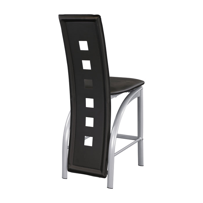 Sona Counter Height Chair in Gold/Silver/Champagne/Black - 5532-24 - FAMSA Furniture (TX)