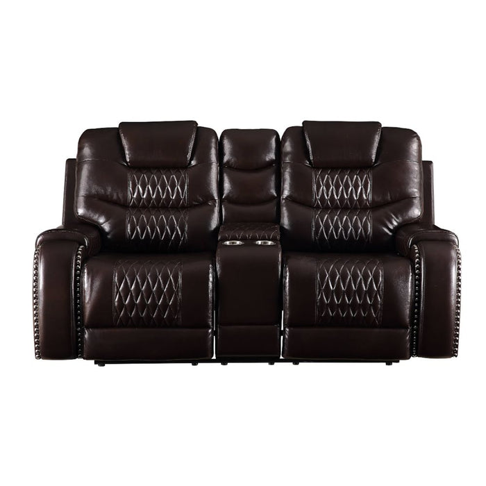 Braylon Motion Loveseat w/Console - Image 2