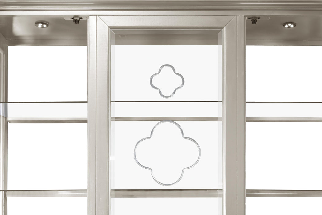 Crawford (2)Buffet & Hutch in Gold/Silver/Champagne/Transparent - 5546-50* - FAMSA Furniture (TX)