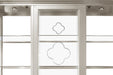 Crawford (2)Buffet & Hutch in Gold/Silver/Champagne/Transparent - 5546-50* - FAMSA Furniture (TX)