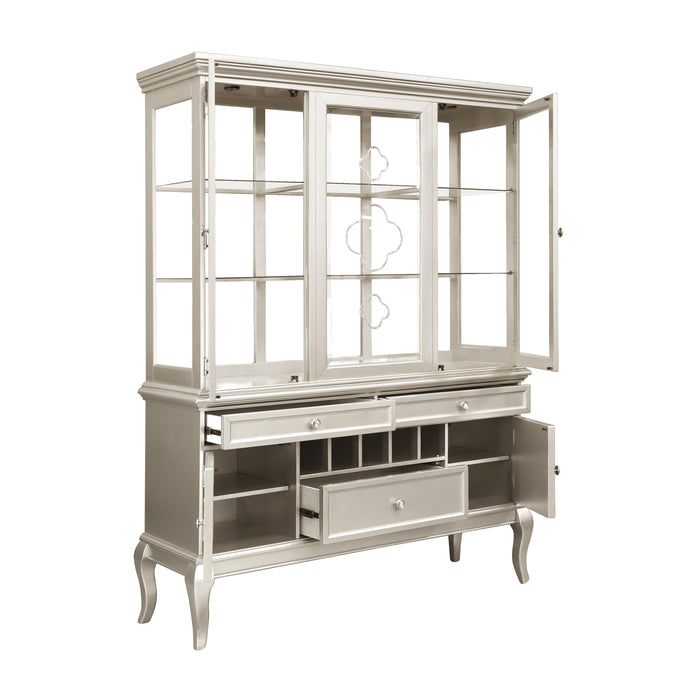 Crawford (2)Buffet & Hutch in Gold/Silver/Champagne/Transparent - 5546-50* - FAMSA Furniture (TX)