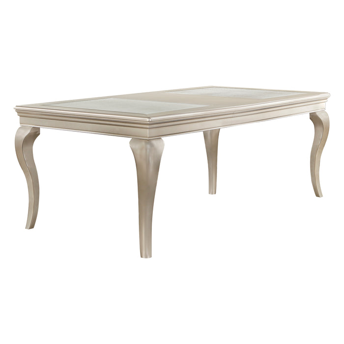 Crawford 5pc Set (TB+4S) in Transparent/Gold/Silver/Champagne - 5546-84*5 - FAMSA Furniture (TX)