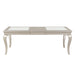 Crawford Dining Table in Gold/Silver/Champagne/Transparent - 5546-84 - FAMSA Furniture (TX)