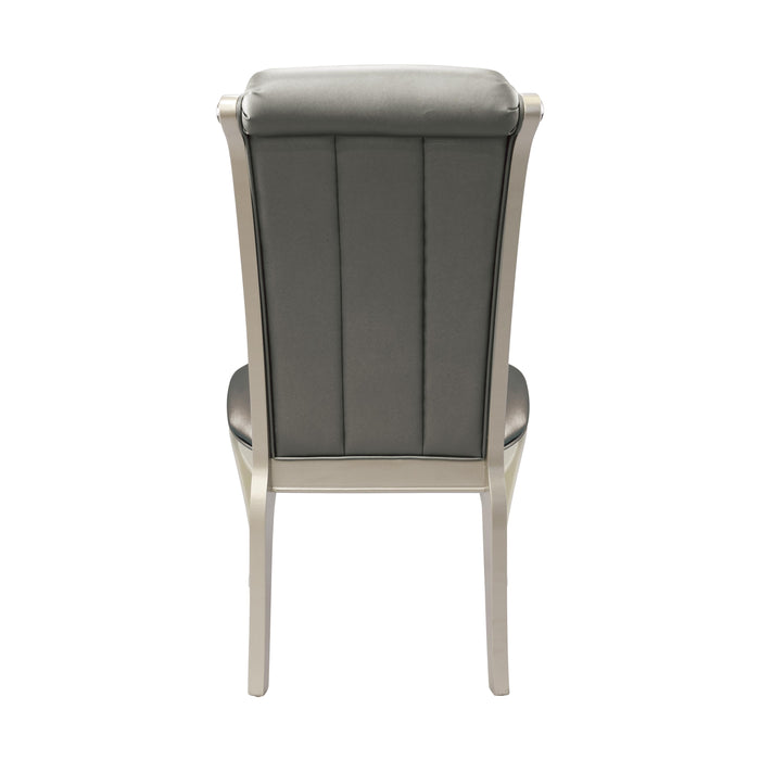 Crawford Side Chair in Gold/Silver/Champagne - 5546S - FAMSA Furniture (TX)