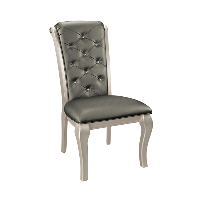 Crawford Side Chair in Gold/Silver/Champagne - 5546S - FAMSA Furniture (TX)