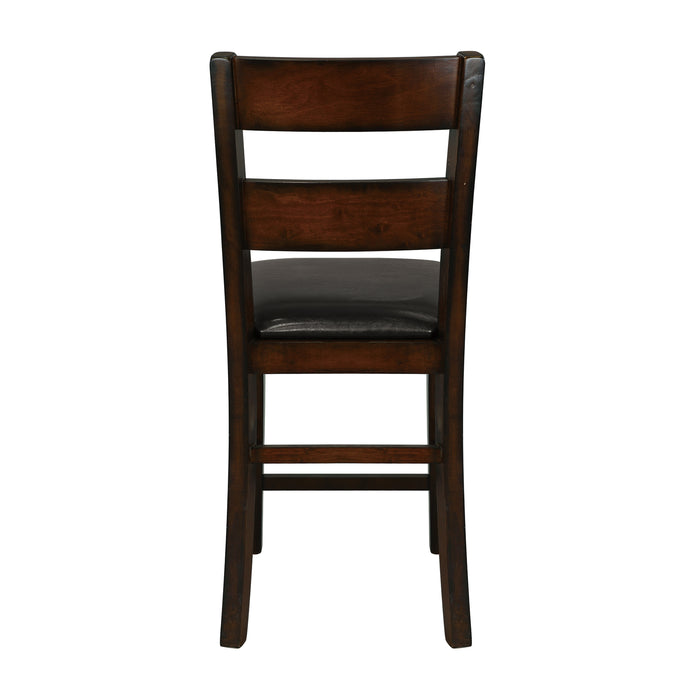 Mantello Counter Height Chair in Brown/Cherry - 5547-24 - FAMSA Furniture (TX)