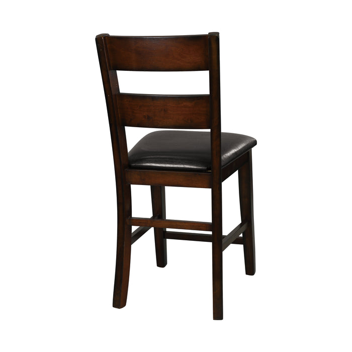 Mantello Counter Height Chair in Brown/Cherry - 5547-24 - FAMSA Furniture (TX)
