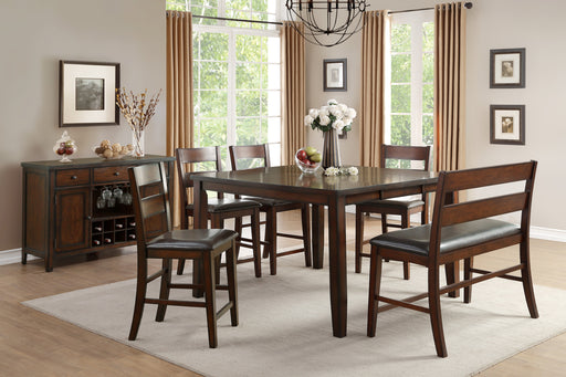Mantello Counter Height Table in Brown/Cherry - 5547-36 - FAMSA Furniture (TX)