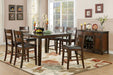Mantello Counter Height Chair in Brown/Cherry - 5547-24 - FAMSA Furniture (TX)