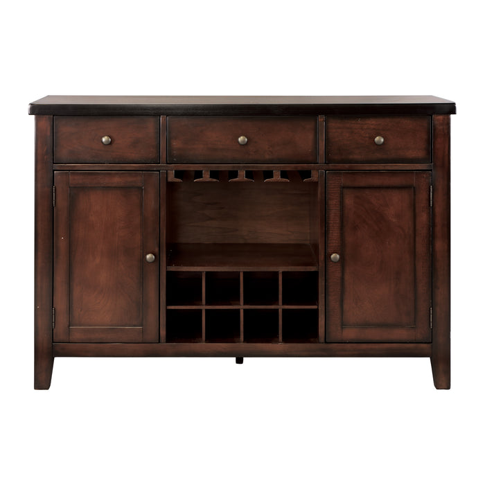 Mantello Server in Cherry/Brown - 5547-40 - FAMSA Furniture (TX)