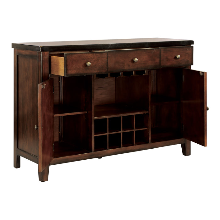 Mantello Server in Cherry/Brown - 5547-40 - FAMSA Furniture (TX)