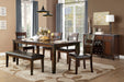 Mantello Side Chair in Brown/Cherry - 5547S - FAMSA Furniture (TX)