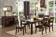 Mantello Side Chair in Brown/Cherry - 5547S - FAMSA Furniture (TX)