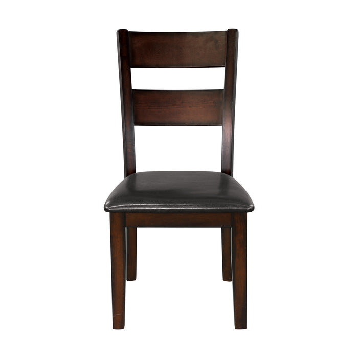 Mantello Side Chair in Brown/Cherry - 5547S - FAMSA Furniture (TX)