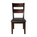 Mantello Side Chair in Brown/Cherry - 5547S - FAMSA Furniture (TX)