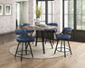 Crowley Counter Height Table in Black/Brown - 5565-36RD - FAMSA Furniture (TX)