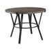 Crowley Counter Height Table in Black/Brown - 5565-36RD - FAMSA Furniture (TX)