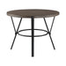 Crowley Counter Height Table in Black/Brown - 5565-36RD - FAMSA Furniture (TX)