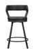 Appert Swivel Counter Height Chair, Black in Black/Gray - 5566-24BK - FAMSA Furniture (TX)