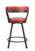 Appert Swivel Counter Height Chair, Red in Gray/Red - 5566-24RD - FAMSA Furniture (TX)