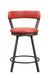 Appert Swivel Counter Height Chair, Red in Gray/Red - 5566-24RD - FAMSA Furniture (TX)
