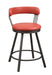 Appert Swivel Counter Height Chair, Red in Gray/Red - 5566-24RD - FAMSA Furniture (TX)