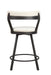 Appert Swivel Counter Height Chair, White in White/Gray - 5566-24WT - FAMSA Furniture (TX)