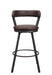 Appert Swivel Pub Height Chair, Brown in Gray/Brown - 5566-29BR - FAMSA Furniture (TX)