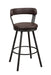 Appert Swivel Pub Height Chair, Brown in Gray/Brown - 5566-29BR - FAMSA Furniture (TX)