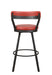 Appert Swivel Pub Height Chair, Red in Red/Gray - 5566-29RD - FAMSA Furniture (TX)