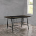 Appert (2)Counter Height Table, Glass Insert in Transparent/Gray/Brown - 5566-36* - FAMSA Furniture (TX)