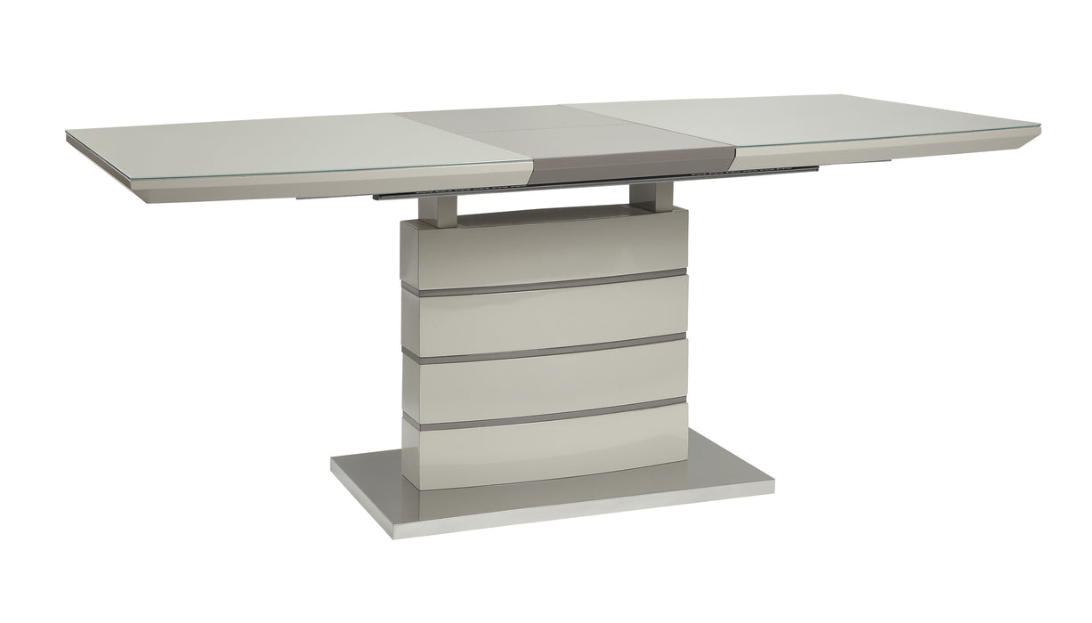 Glissand 5pc Set (TB+4S) in White/Taupe/Gold/Silver/Champagne - 5599-71*5 - FAMSA Furniture (TX)